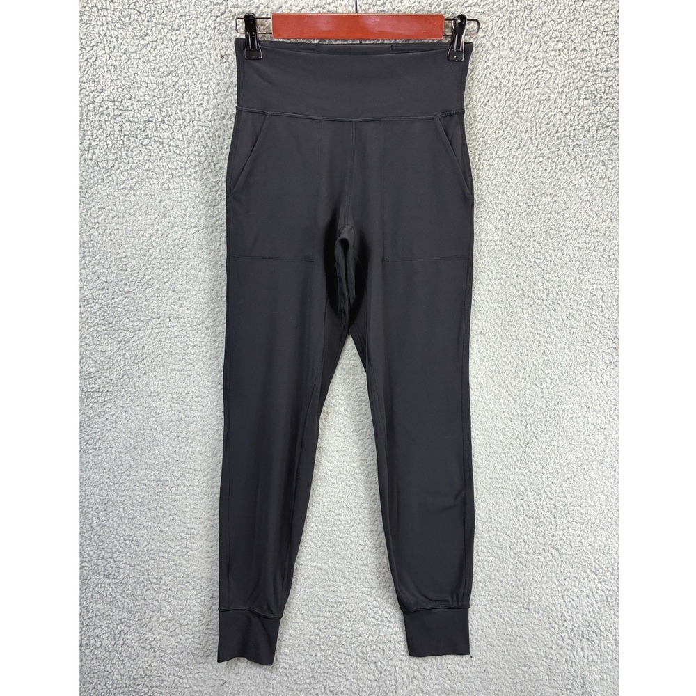 Lululemon Align High Rise Jogger Pants Womens 4 Black Athleisure Yoga Lounge